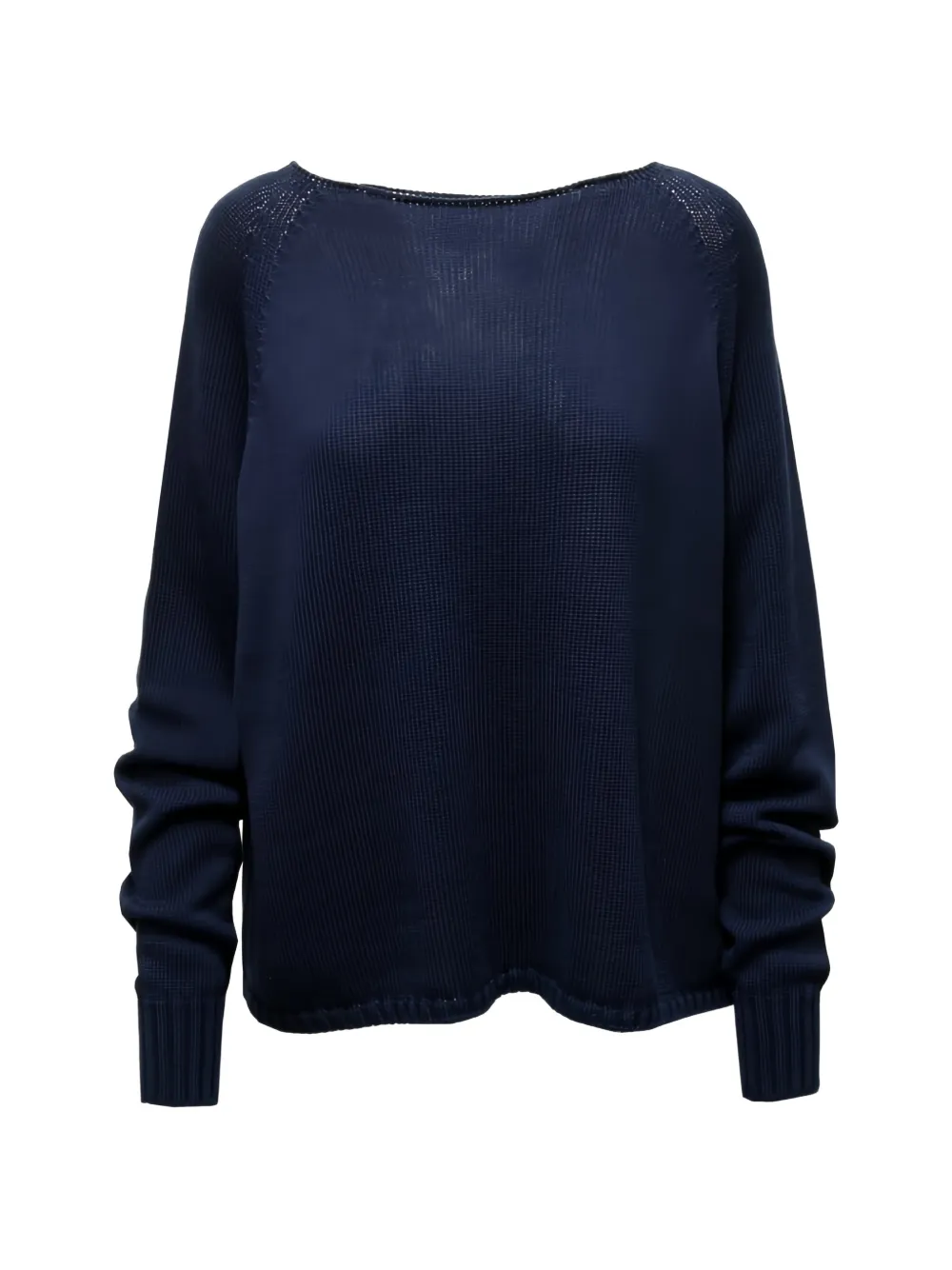 Ma'ry'ya raglan-sleeve boat-neck sweater - Blu