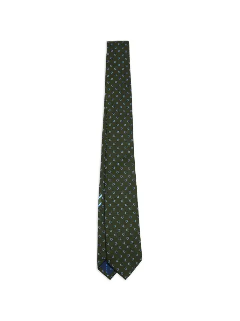 Ferragamo cravate Gancini en jacquard