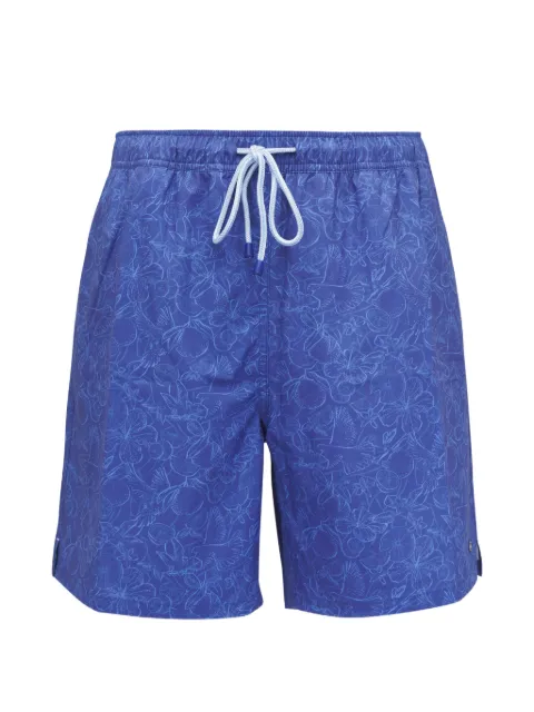 Peter Millar floral-print swim shorts