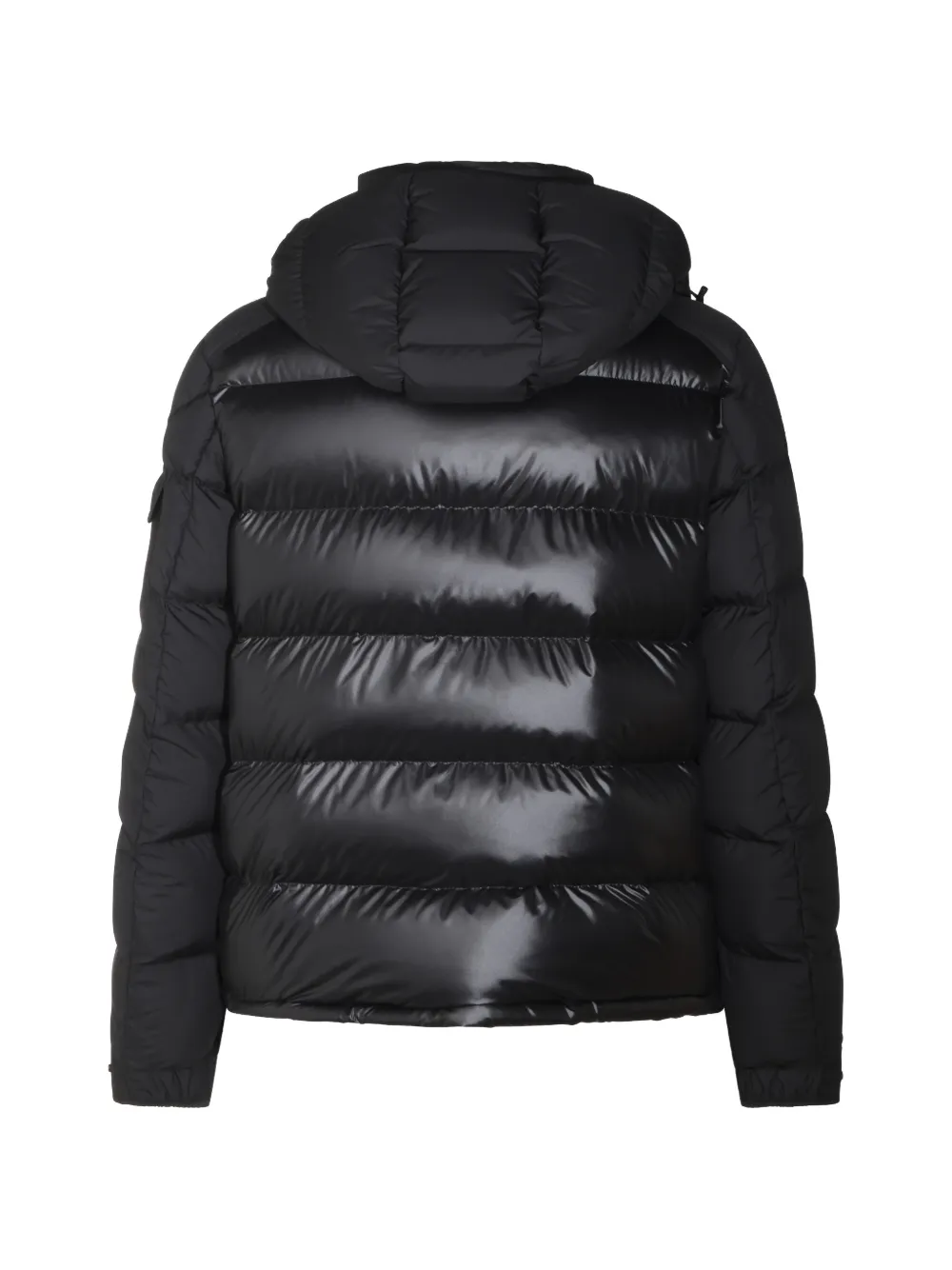 Moncler Maya gewatteerd gevoerd jack Zwart