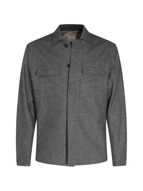 Eleventy flap-pocket shirt jacket