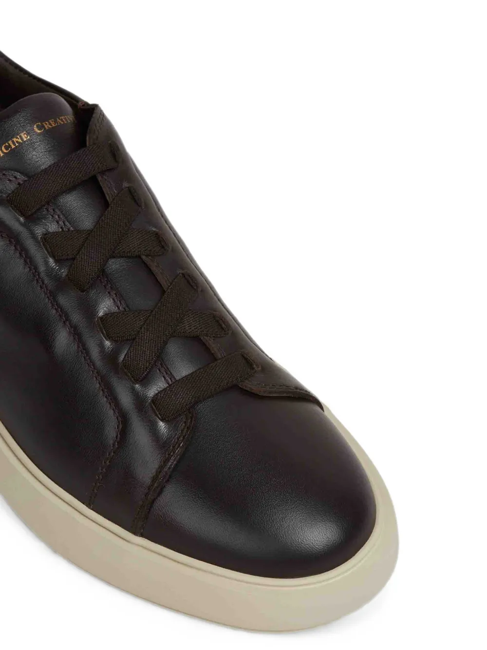 Officine Creative leather lace-up sneakers Bruin