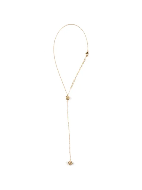 Magda Butrym Rose drop chain necklace