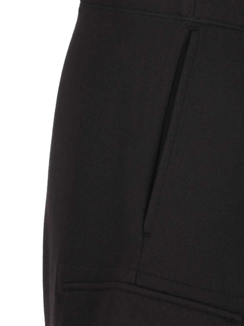 C.P. Company Diagonal Raised Fleece Lens cargo joggingbroek Zwart
