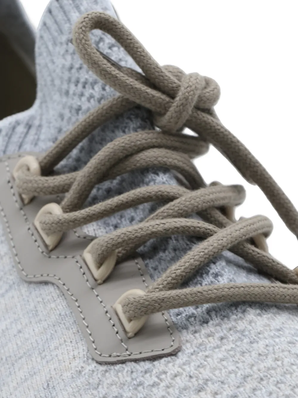 Eleventy panelled knit sneakers Grijs