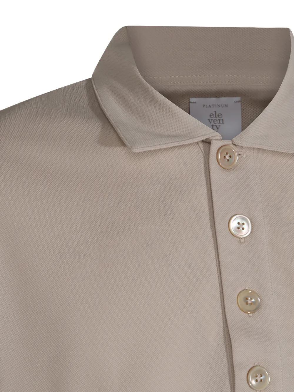 Eleventy Poloshirt met korte mouwen Beige