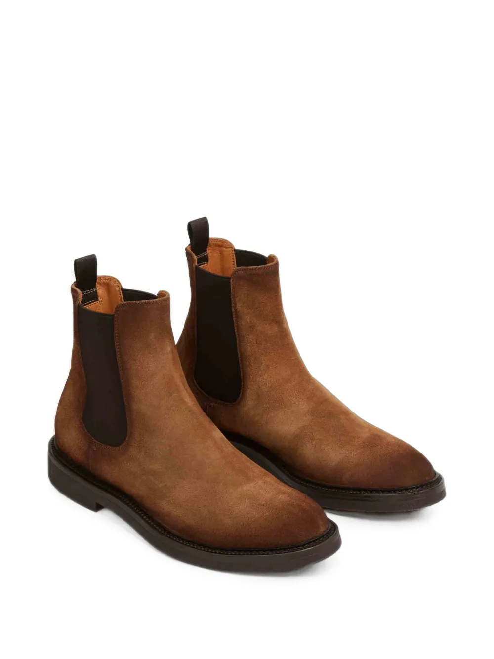 Officine Creative suede Chelsea boots Bruin