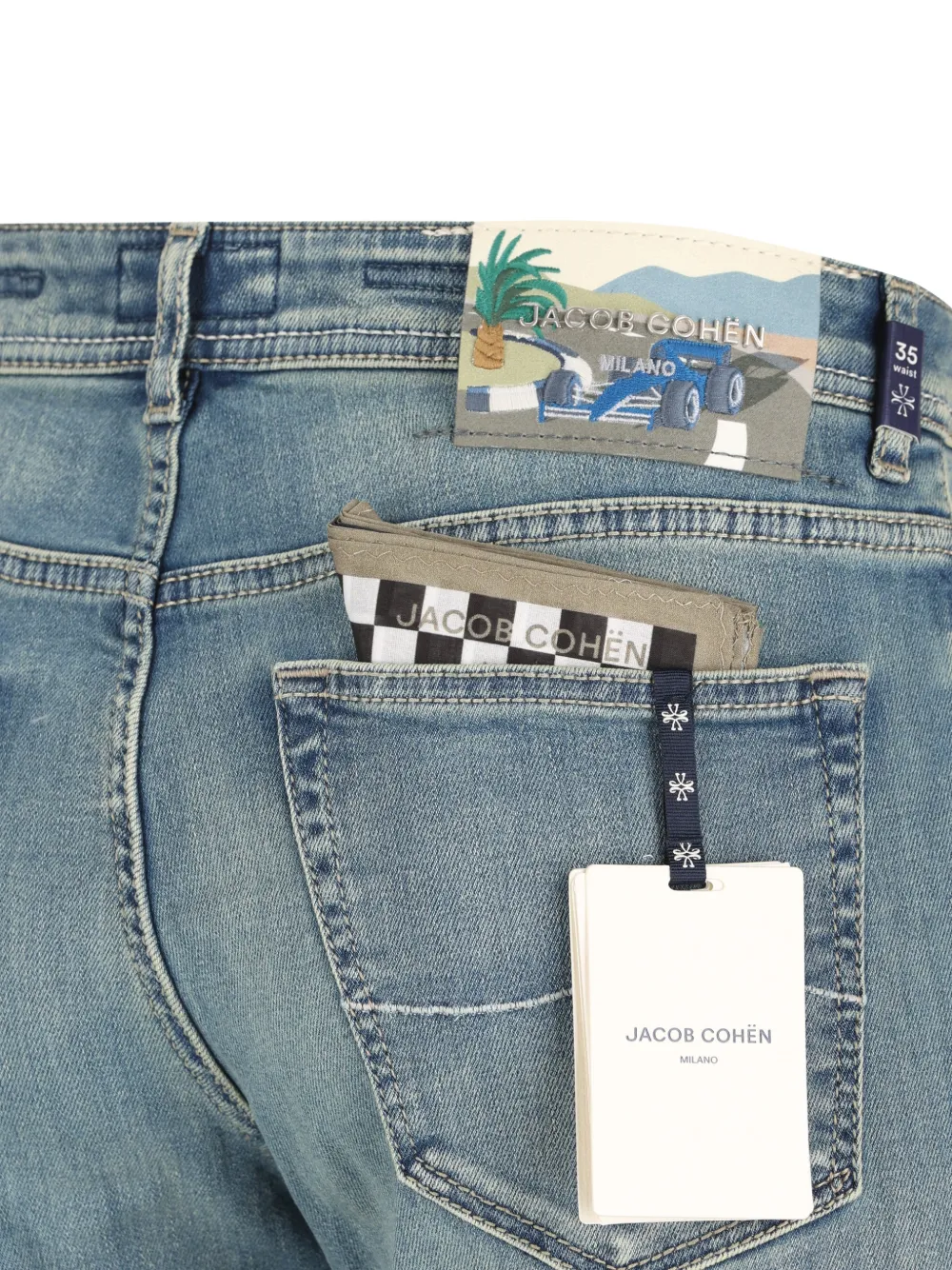Jacob Cohën Slim-fit jeans Blauw