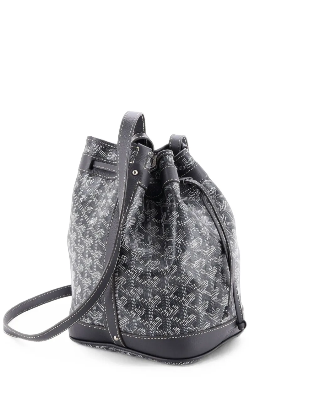 Goyard Pre-Owned Petit Flot Coated Canvas PM bucket bag - Grau