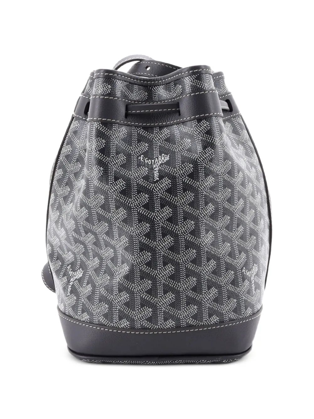 Goyard Pre-Owned sac seau Petit Flot Coated Canvas PM - Gris