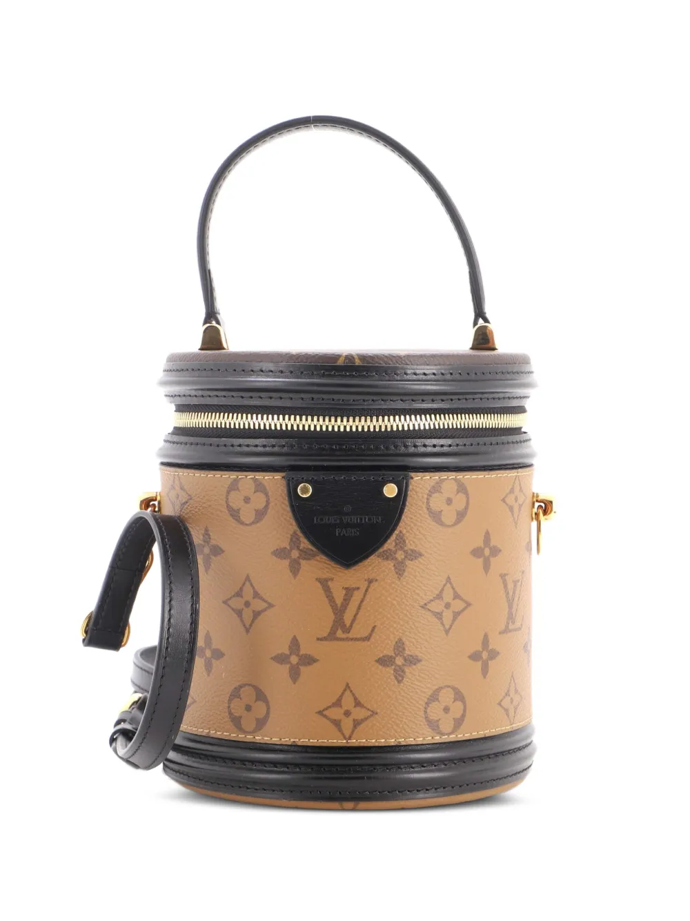 Louis Vuitton Pre-Owned Cannes Handbag Reverse Monogram Canvas satchel - Nero
