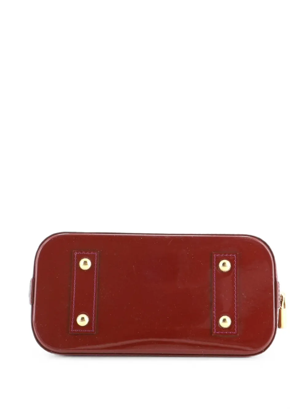 Louis Vuitton Pre-Owned Alma Handbag Monogram Vernis BB shoulder bag - Rosso