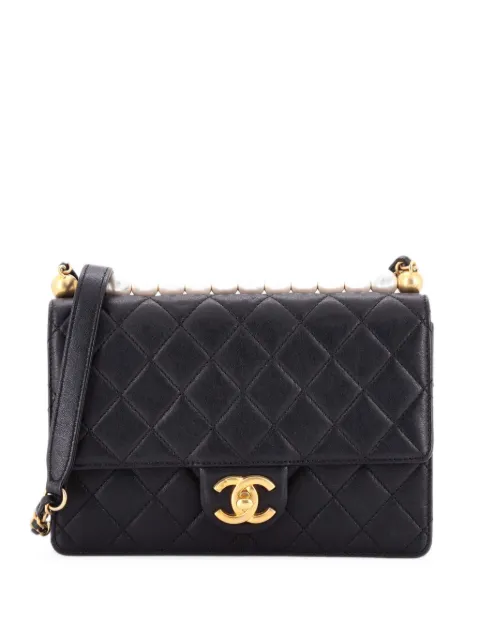 CHANEL Pre-Owned Chic Pearls Flap Bag Quilted Lambskin Small shoulder bag