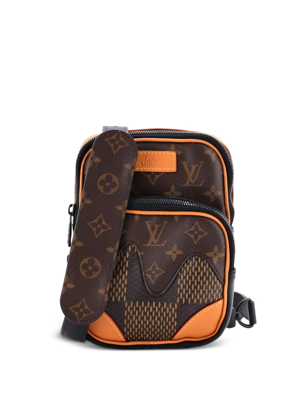 Louis Vuitton Pre-Owned Nigo Amazone Sling Bag Limited Edition Giant Damier and Monogram Canvas crossbody bag - Brown