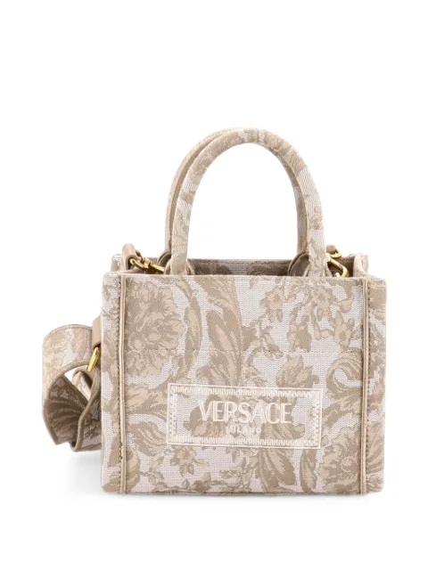 Versace Pre-Owned Athena Convertible Barocco Jacquard Small tote bag