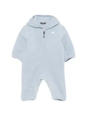 Moncler Enfant ロゴパッチ ロンパース | ホワイト | FARFETCH JP
