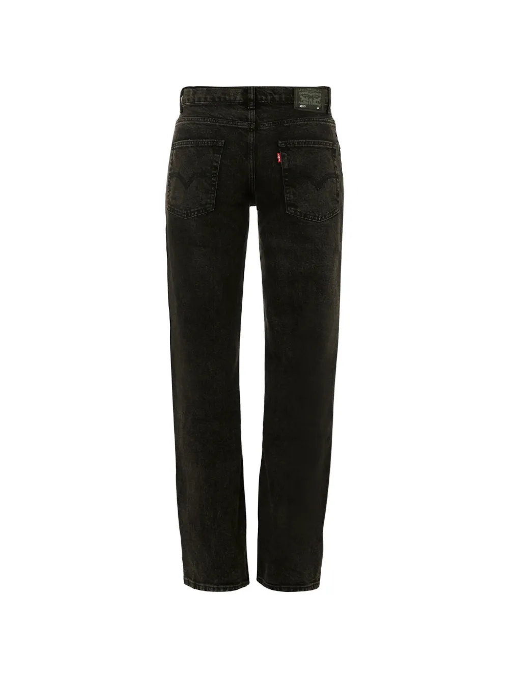Levi's Kids Ruimvallende straight jeans Zwart
