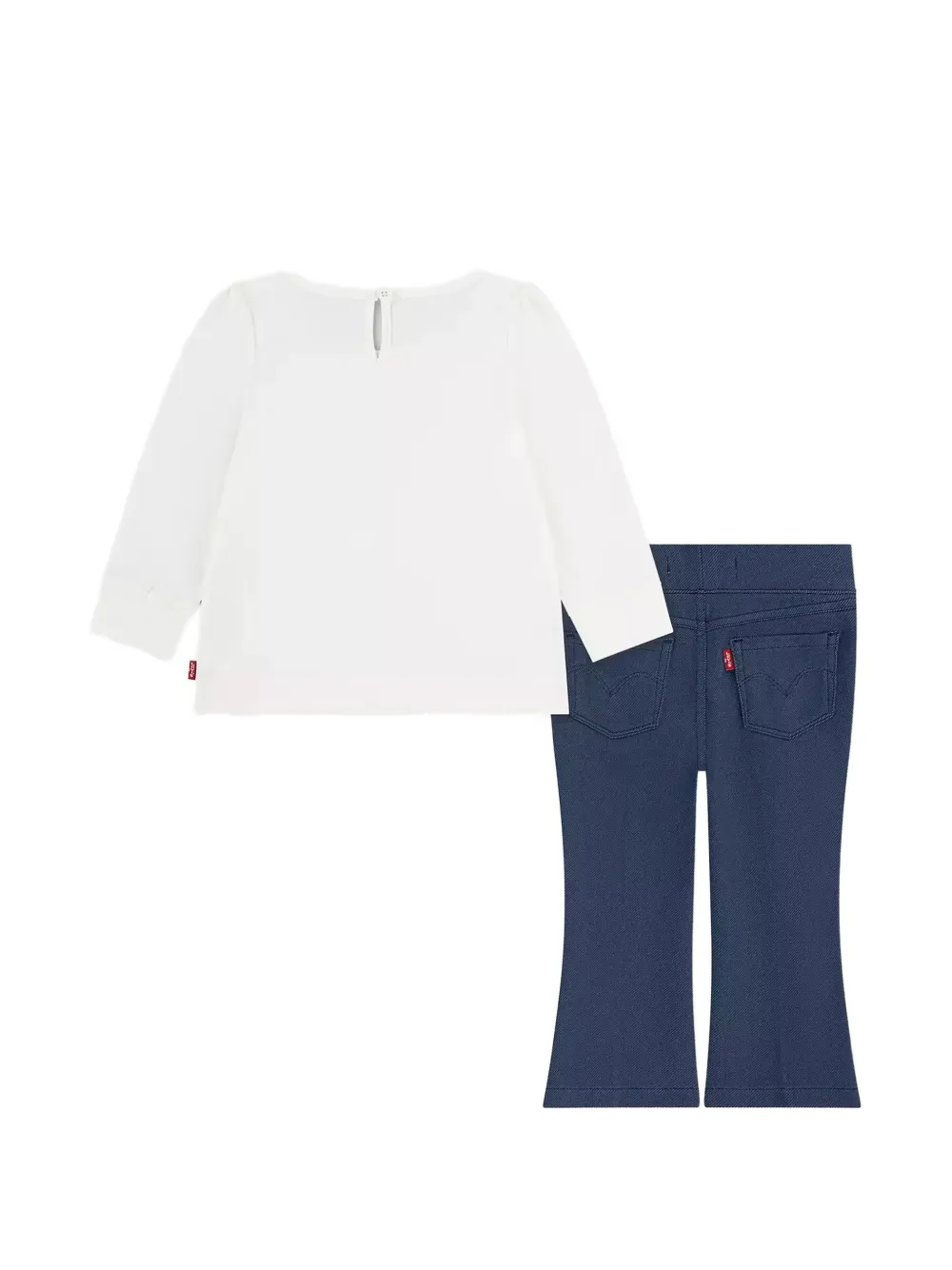 Levi's Kids T-shirt met teddybeerprint Wit