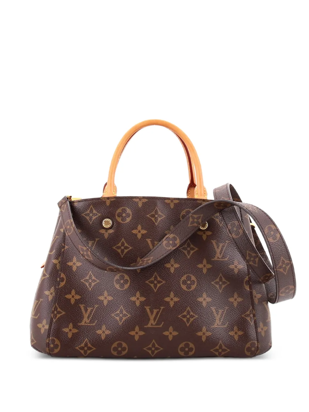 Louis Vuitton Pre-Owned Montaigne Handbag Monogram Canvas BB satchel - Marrone