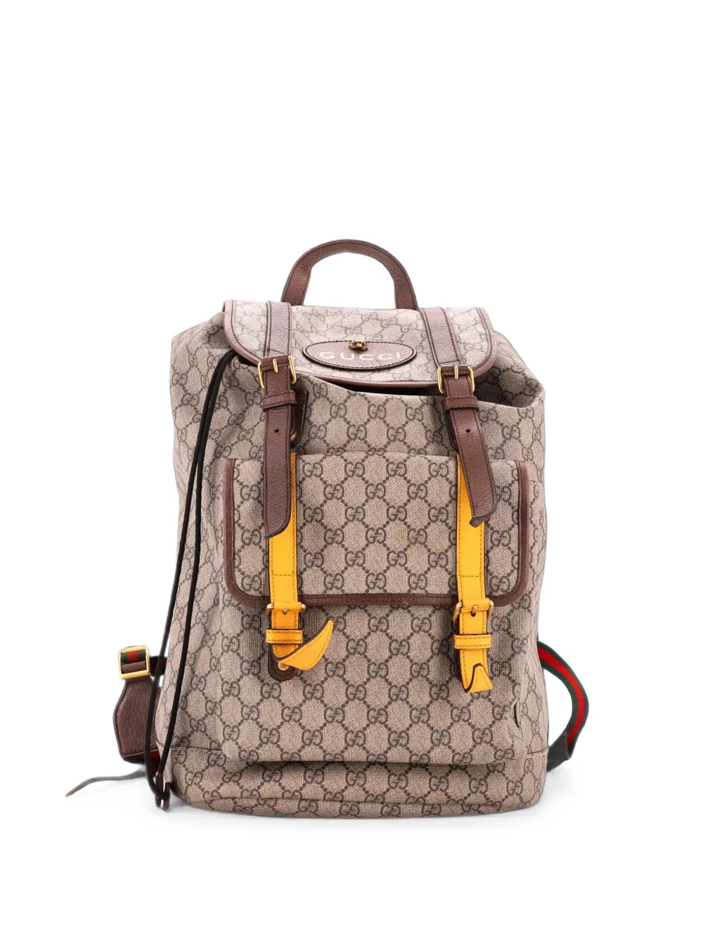 Gucci Pre-Owned Zaino Courrier Soft GG grande - Marrone