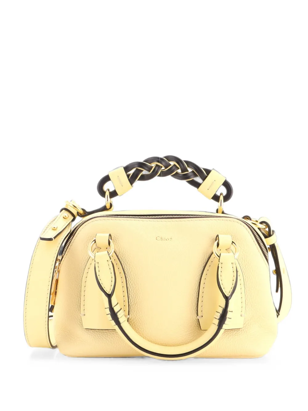 Chloé Pre-Owned Borsa a spalla Daria piccola in pelle - Giallo