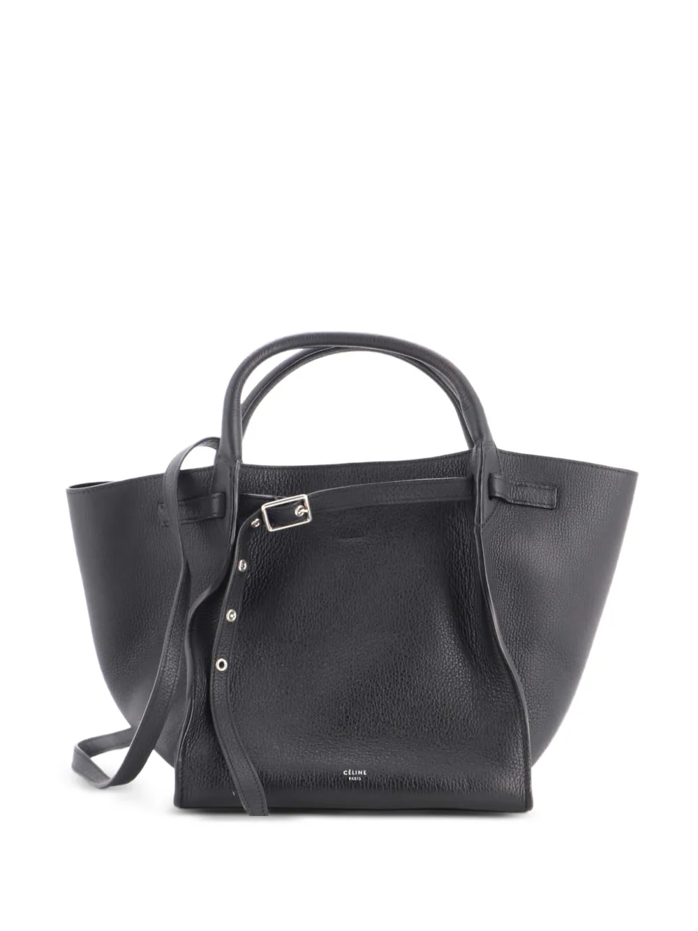 Celine Pre-Owned Big Bag Grained Calfskin Medium satchel - Schwarz