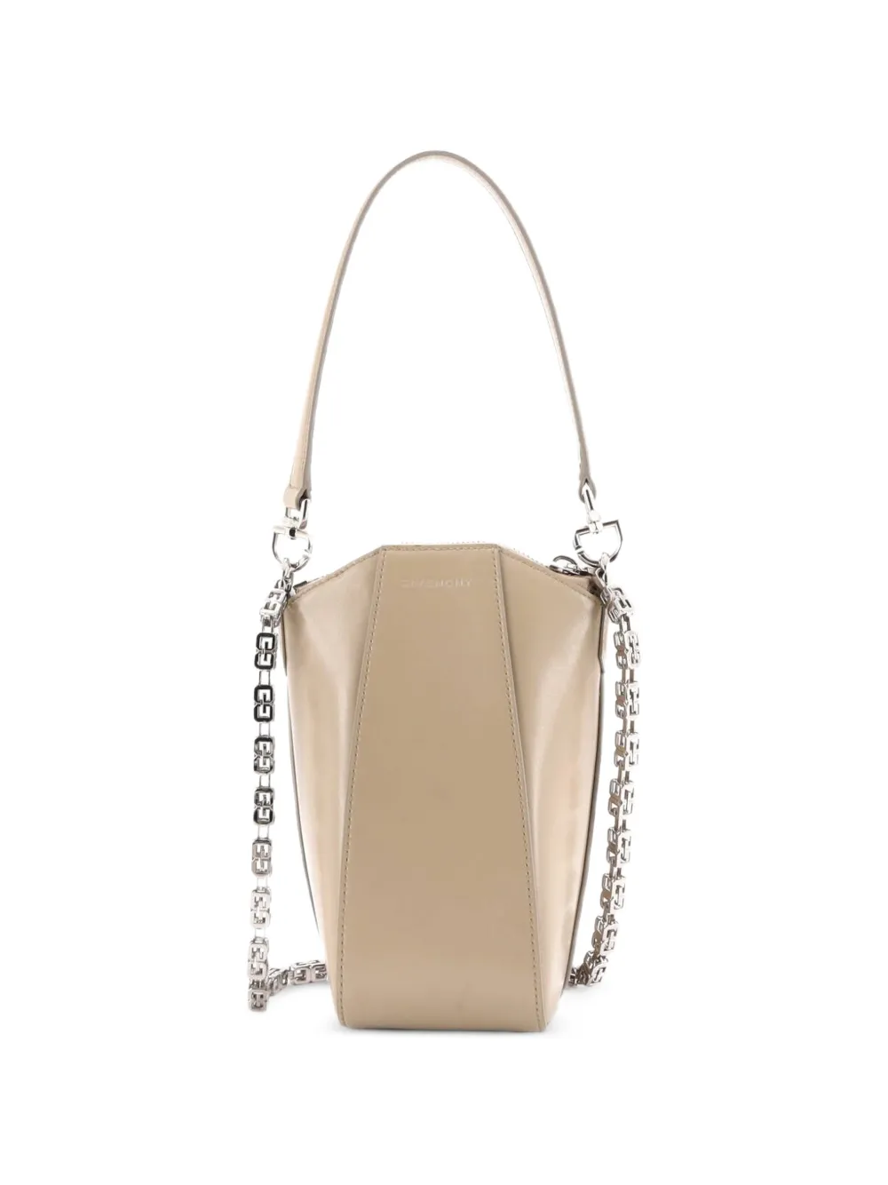 Givenchy Pre-Owned Vertical Antigona Leather Mini crossbody bag - Toni neutri
