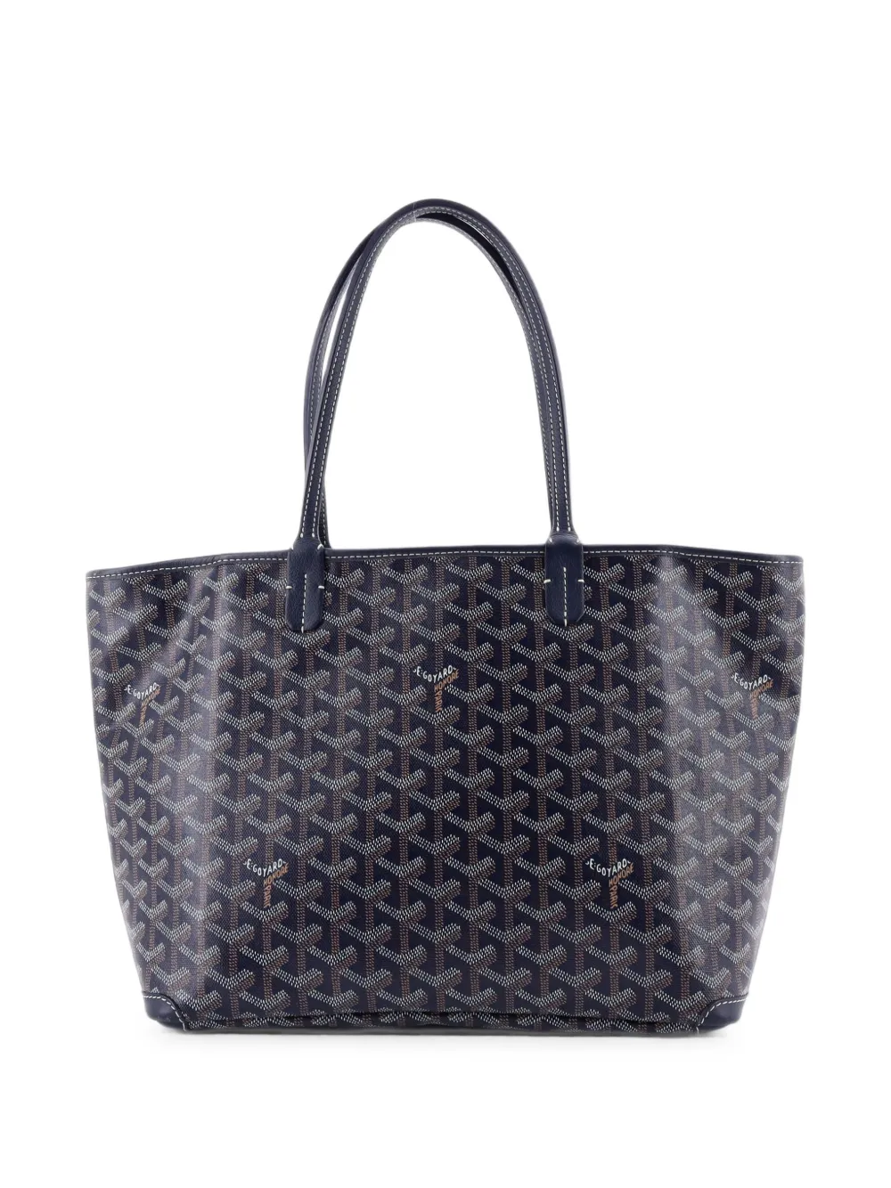 Goyard Pre-Owned Borsa tote Artois PM in tela cerata - Blu