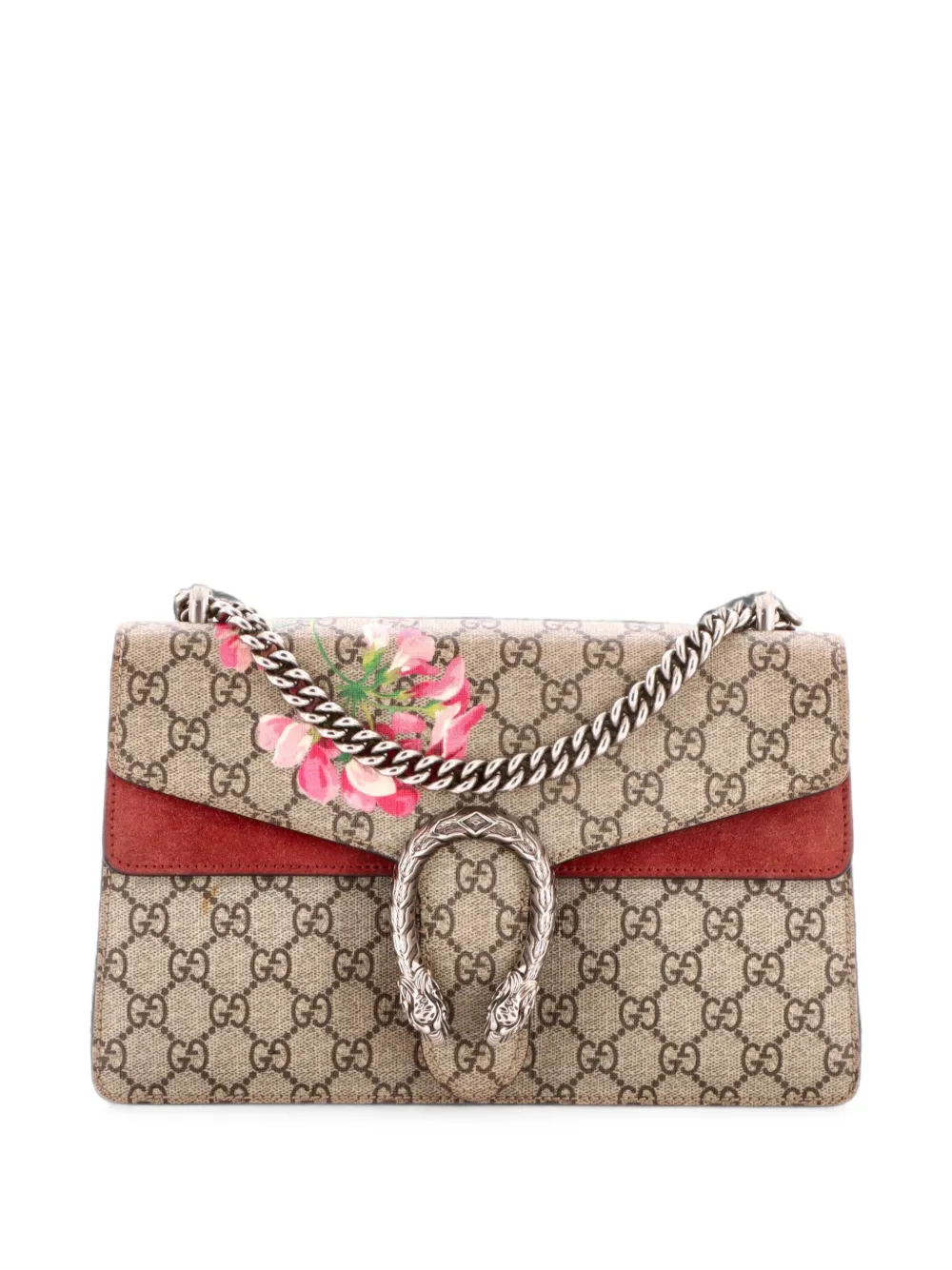 Gucci Pre-Owned Dionysus Bag Blooms Print GG Coated Canvas Small shoulder bag - Multicolore