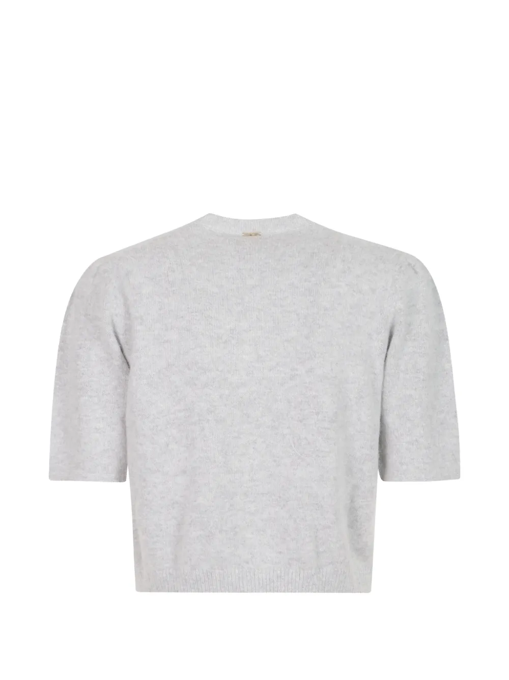 TWINSET Vest verfraaid met strik en korte mouwen Grijs