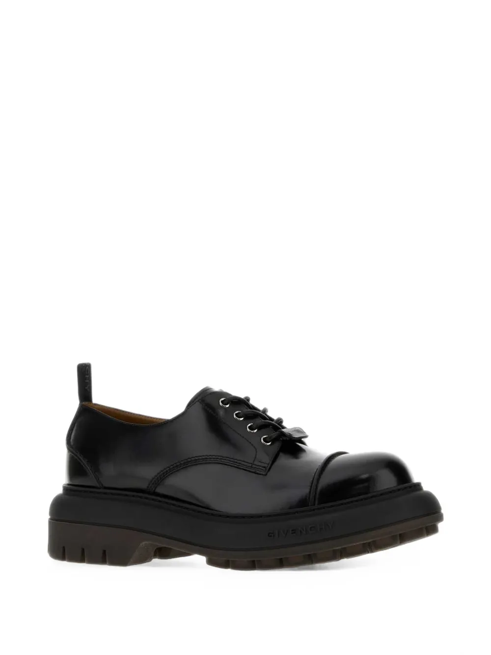 Givenchy Cargo leather derby shoes Zwart