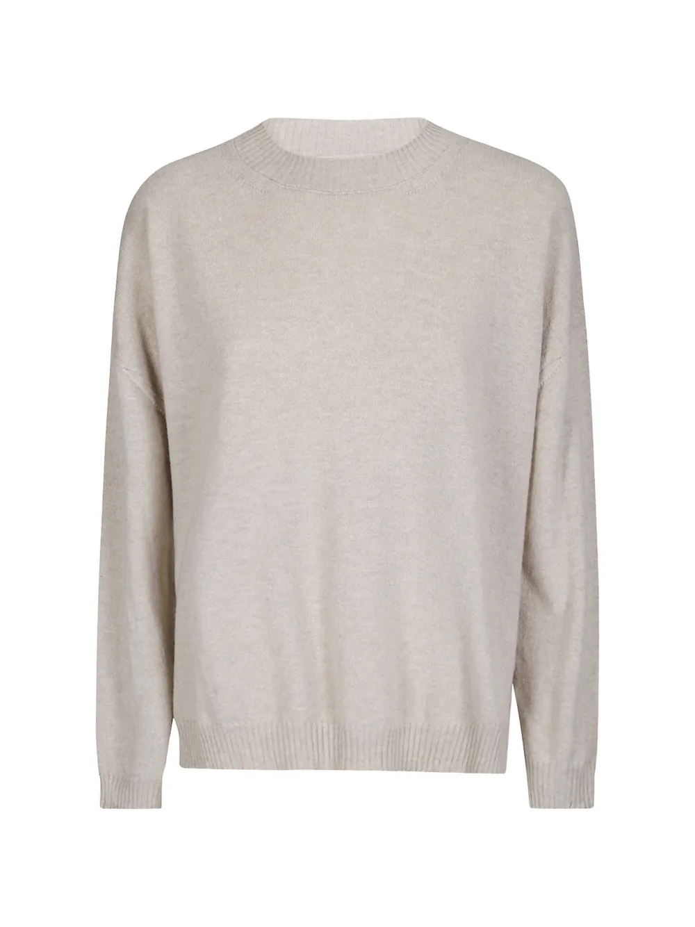 Archivio B Cashmere Drop-shoulder Sweater In Neutral