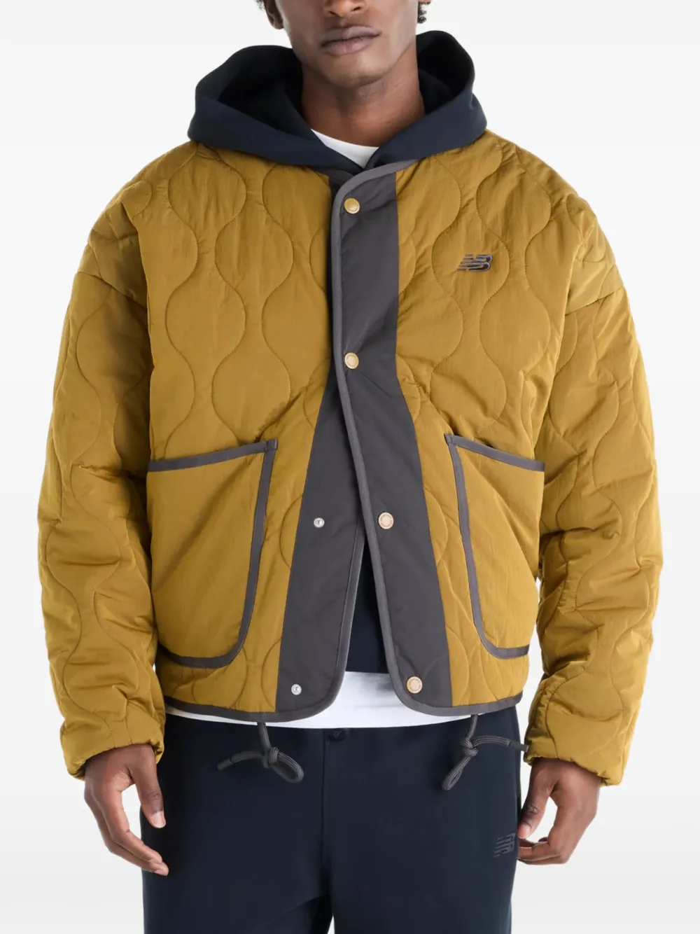 New Balance quilted bomber jacket Bruin