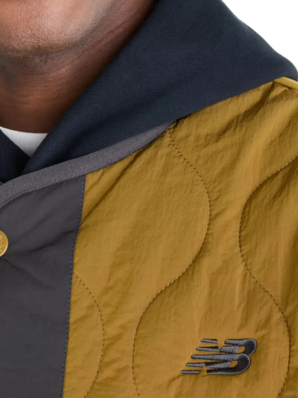 New Balance quilted bomber jacket Bruin