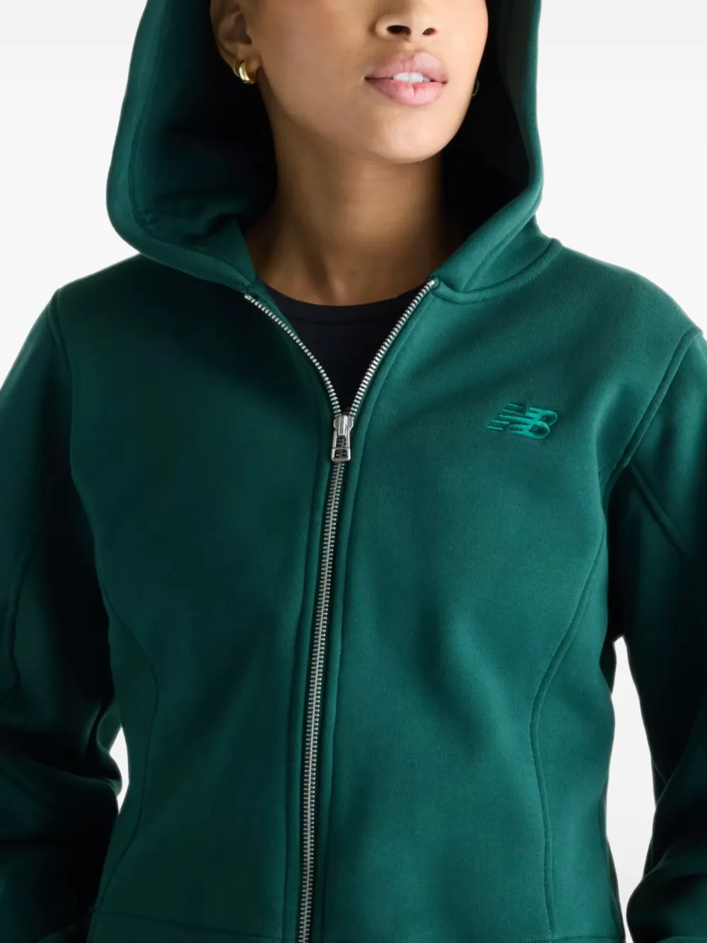 New Balance Athletics Crafted fleece hoodie Groen