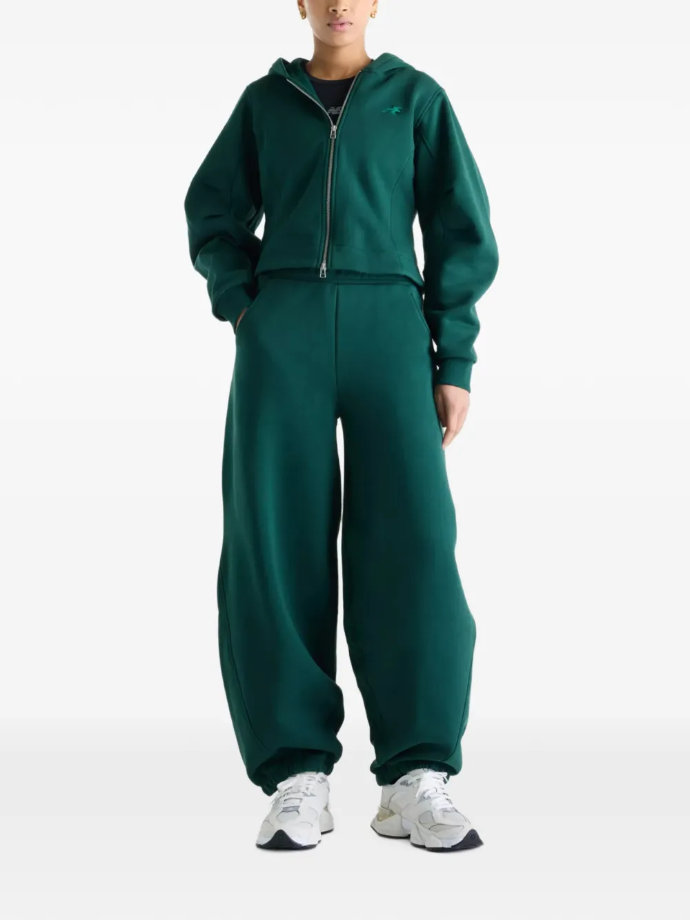 New Balance Athletics Crafted fleece hoodie Groen