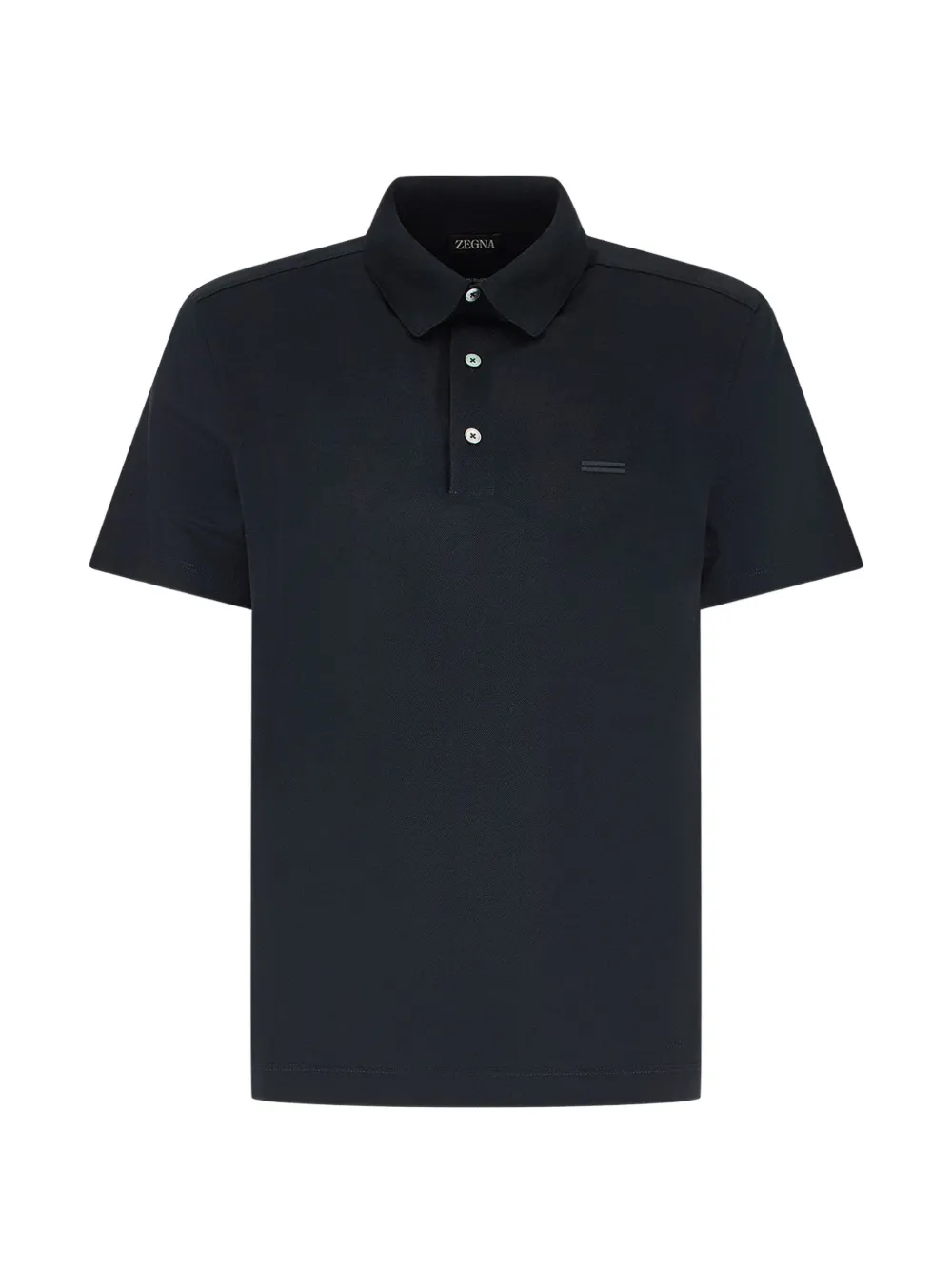 Zegna short-sleeve polo shirt - Bleu Zegna short-sleeve polo shirt - Bleu
