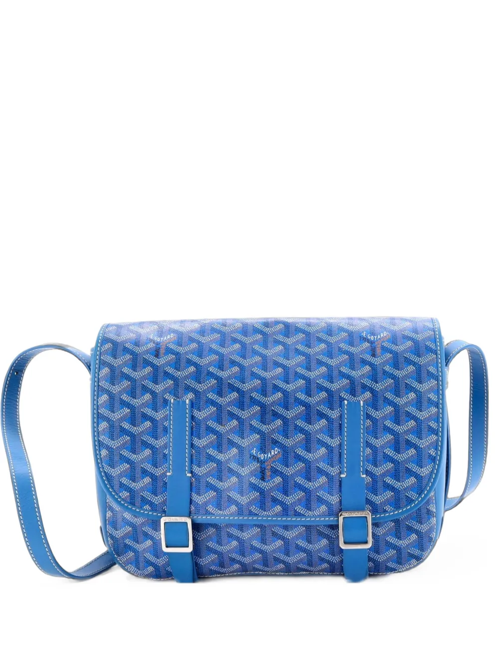 Goyard Pre-Owned Belvedere Messenger Bag Coated Canvas MM crossbody bag - Blu
