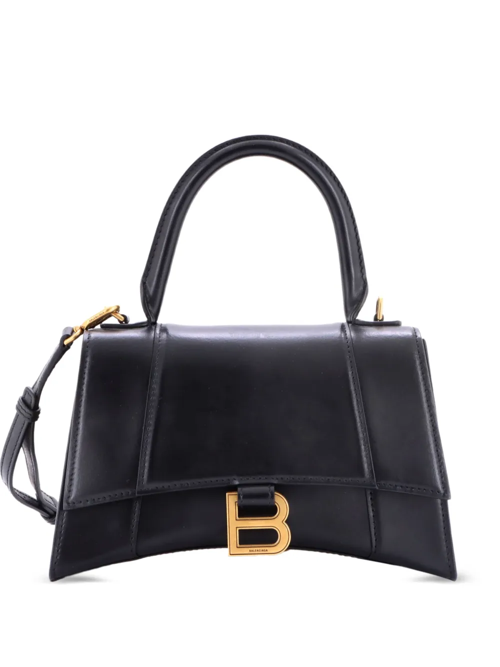 Balenciaga Pre-Owned Hourglass Top Handle Bag Leather Small satchel - Schwarz