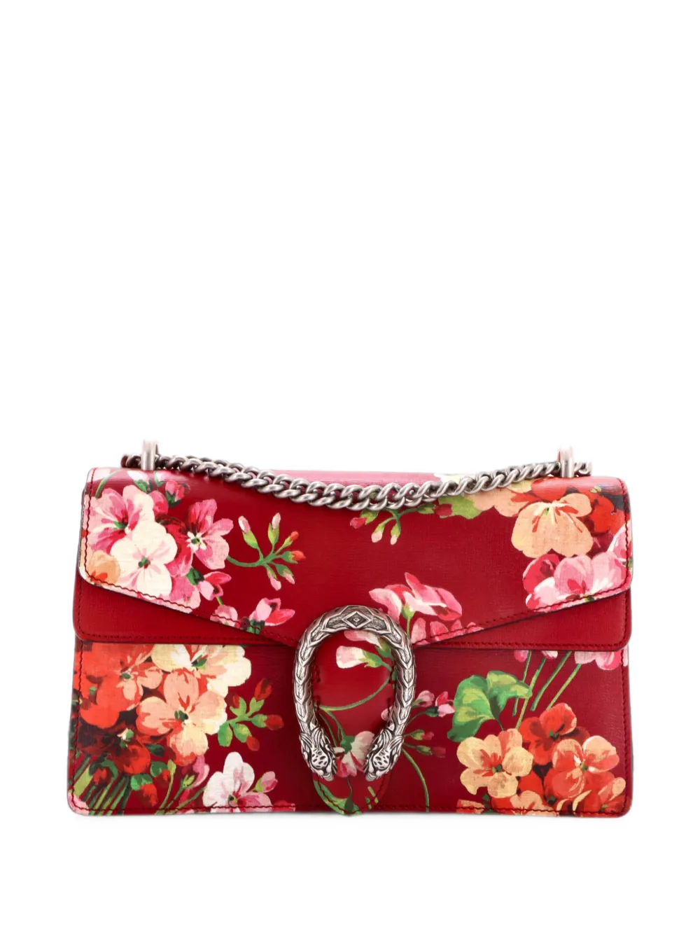 Gucci Pre-Owned Borsa a spalla Dionysus piccola in pelle con stampa a fiori - Multicolore