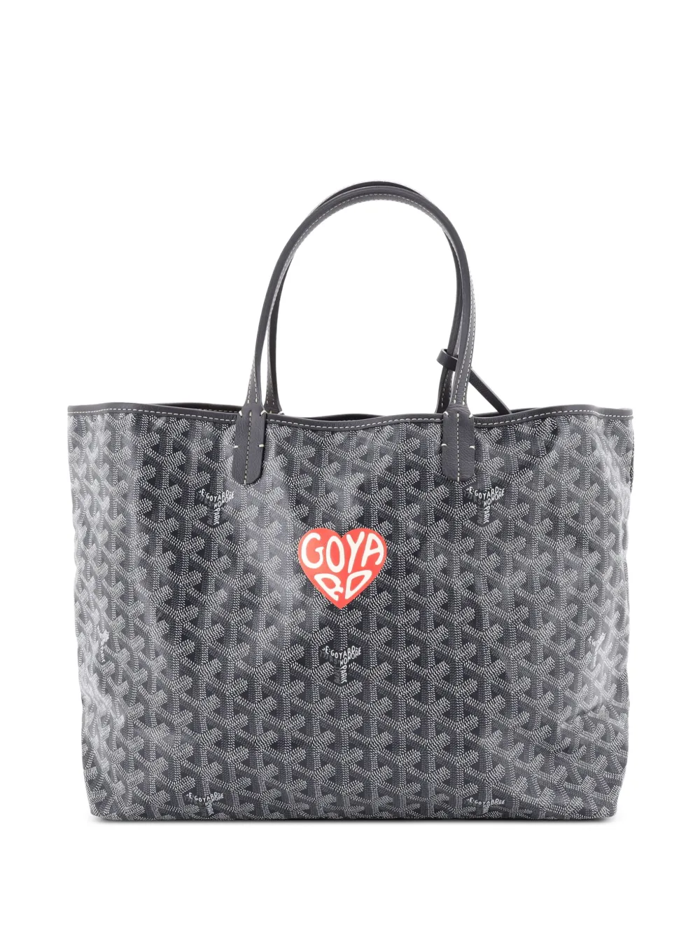 Goyard Pre-Owned Borsa tote Saint Louis PM in tela cerata con stampa - Grigio