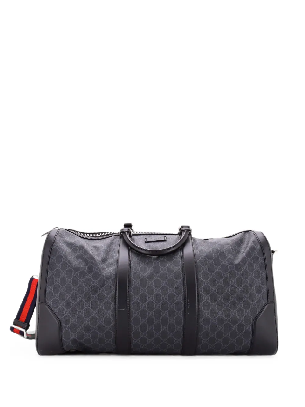 Gucci Pre-Owned Convertible Duffle Bag GG Coated Canvas Large satchel - Nero