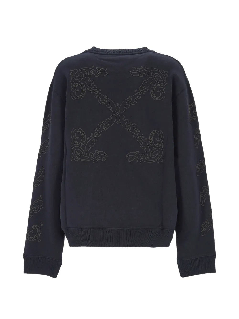 Off-White Sweater met geborduurd logo Grijs