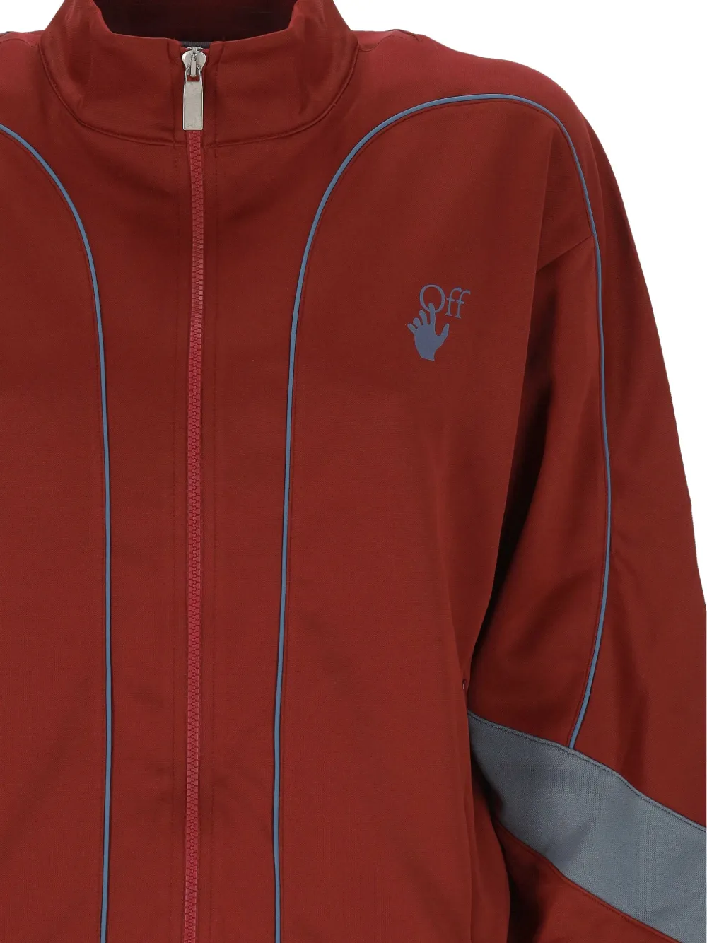 Off-White Jack met logoprint en afwerking Rood