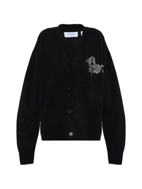 Off-White Arrows embroidered cardigan