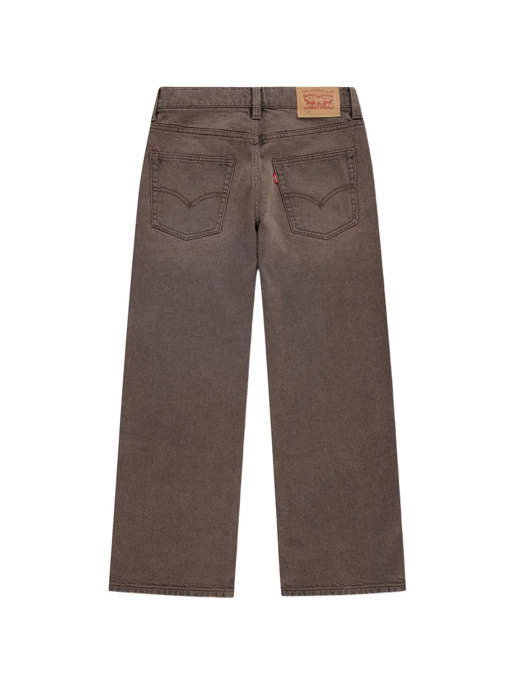 Levi's Kids 578 baggy jeans met logo-patch Bruin