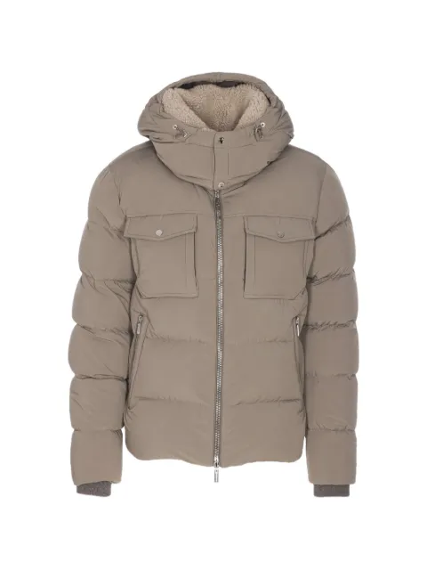 Moorer Alarick-KN quilted hooded jacket