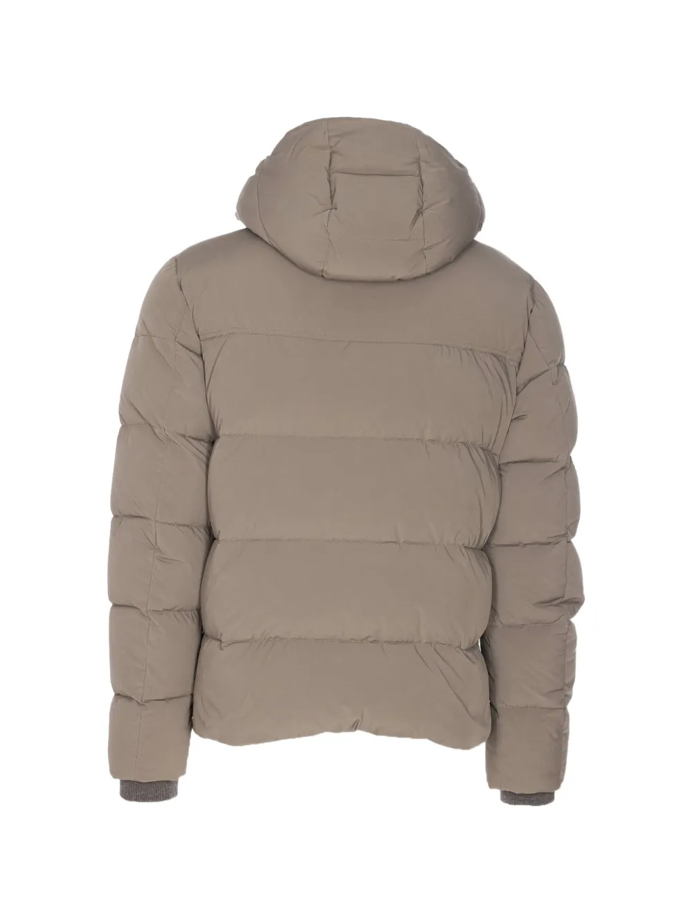 Moorer Alarick-KN quilted hooded jacket Beige