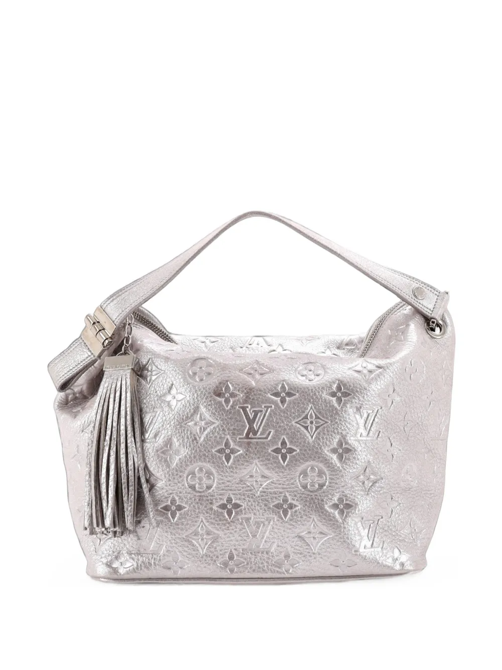 Louis Vuitton Pre-Owned Halo Handbag Limited Edition Shimmer Monogram Embossed Leather hobo bag - Effetto metallizzato
