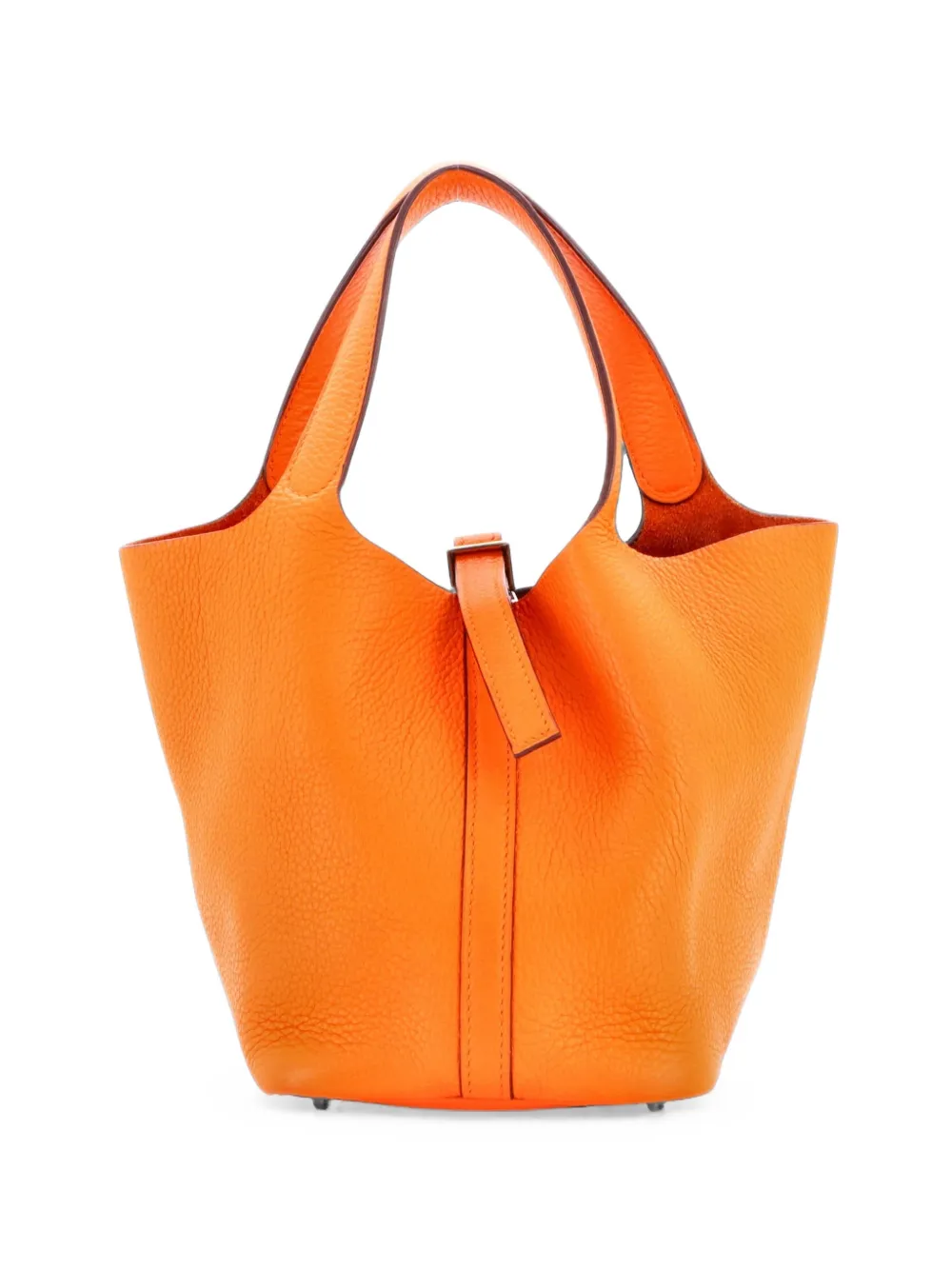 Hermès Pre-Owned Picotin Clemence PM Tote Bag - Orange